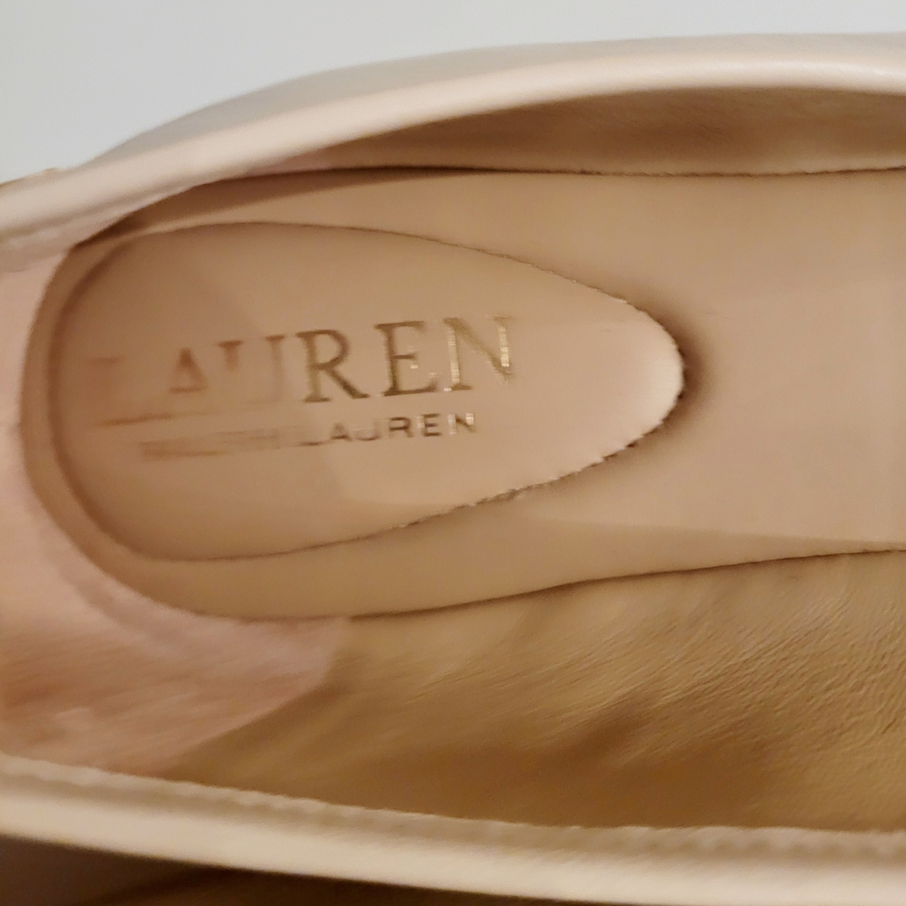 Lauren Ralph Lauren Leather Ballet Flats - Picture 3 of 6